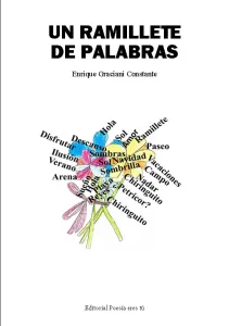Cubierta de Un ramillete de palabras