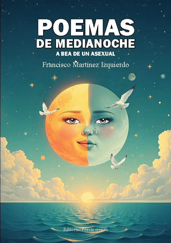 Cubierta de Poemas de medianoche. A Bea de un asexual