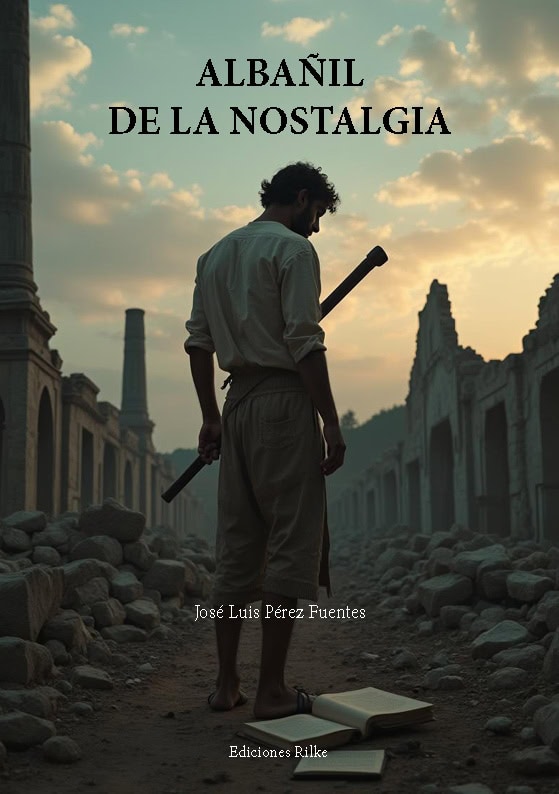 Cubierta de Albañil de la nostalgia. Poemas