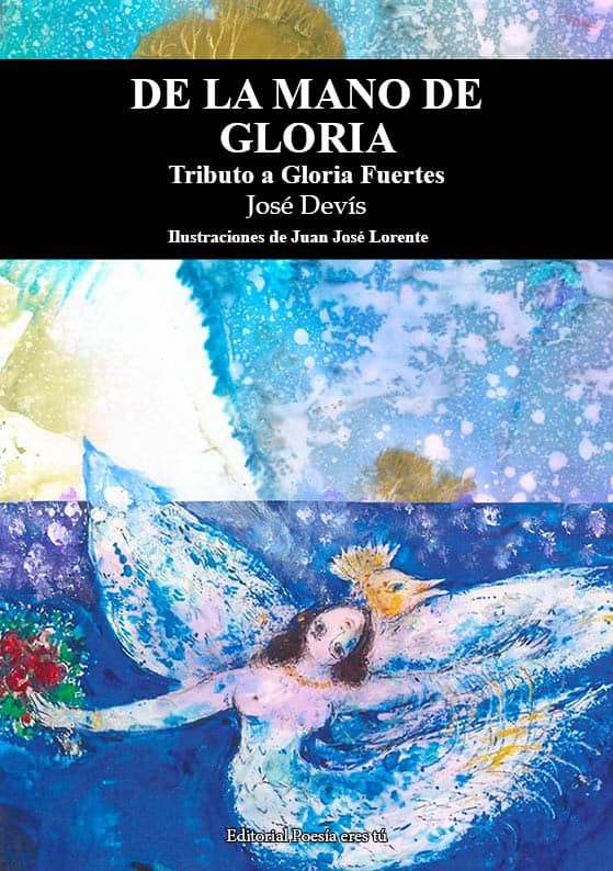Cubierta de De la mano de Gloria. Tributo a Gloria Fuertes