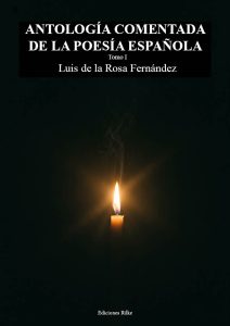 Cubierta de Antología comentada de la poesía española. Tomo I